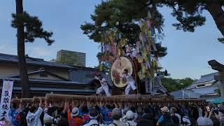 令和５年岡崎城下家康公夏祭り　味噌六太鼓総担ぎー③