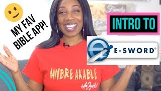 HOW TO NAVIGATE E-SWORD LT (INTRO) | My Fav Bible App!