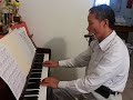 外婆的澎湖湾，李茂洪口琴钢琴合奏， maohong li play harmonica and piano.