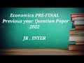 Economics  PreFinal Previous Public Paper