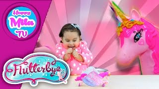 Flutterbye Flying Unicorn Licorne Volante Spin Master funny review | HappyMilaTV #57