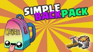 Minecraft Plugin Tutorial: SimpleBackPack