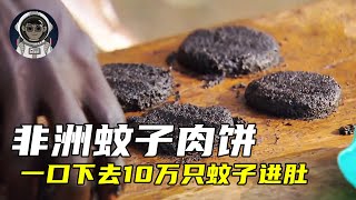 非洲黑暗美食，用50万只蚊子做成的汉堡你敢吃吗？