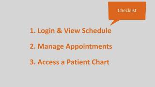 Accuro EMR Orientation Workflow 1: Before the Patient’s Visit