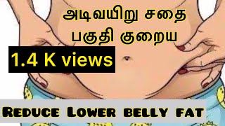 அடிவயிறு சதை பகுதி குறைய | REDUCE LOWER BELLY FAT NATURALLY @DILLIWALIMADRASAN