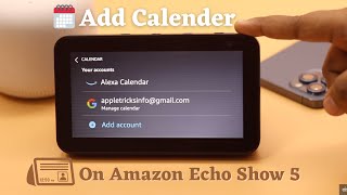 Connect Google Calendar on Amazon Echo Show (Add/Delete Calendar Events)