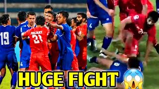 India Vs Nepal HUGE FIGHT...What Happened? | India Vs Nepal SAFF Football Match News Facts
