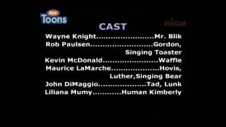 Catscratch Credits - NickToons UK (Monday May 14th 2007)