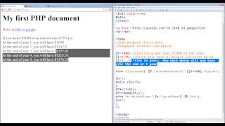 PHP lesson 7 - For loop