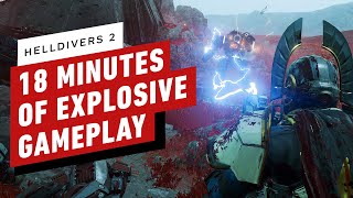 Helldivers 2 - 18 Minutes of Explosive Gameplay 4K 60FPS