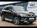 Approved Used SEAT Ateca FR Sport 1.5TSI 150PS in Crystal Black - DG69BFF - Crewe SEAT