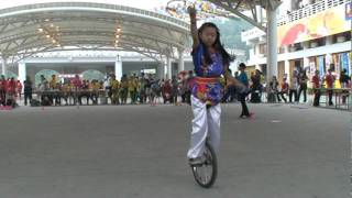 100 5 15雷藏寺獨輪車比賽女單-新庄國小