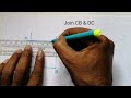 construct a square of side 5cm square construction method how to construct a square using compass