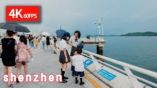 Walking in Shenzhen Yantian Seaside Park-there is no fast-paced life here