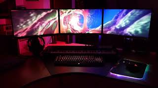 Custom Triple Monitor Ambilight (Adalight)