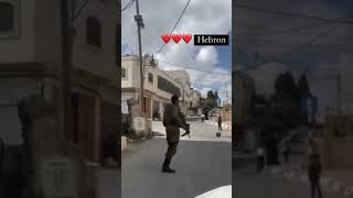 Israeli soldier playing soccer with a Palestinian kid in Hebron. ⚽️💙 #shorts