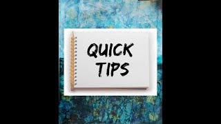 Stencil Tip -#mixedmediaart #mixedmediaarttutorials #tutorials