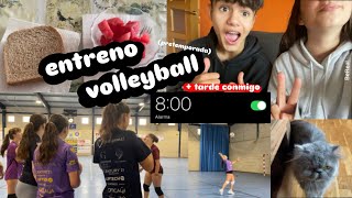 VLOG entrenando VOLLEYBALL + tarde conmigo