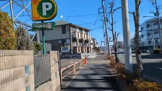 八王子市片倉町　北野街道〜北野町　野猿街道　2024 12.31