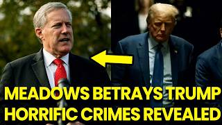 Mark Meadows BETRAYS Trump DELIVERING Most HORRIFIC Testimony in Court History