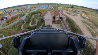 Onride: 'Wilkołak' 🎢 (Reverse mounted, backwards) 4K/POV 2022 - Majaland Kownaty