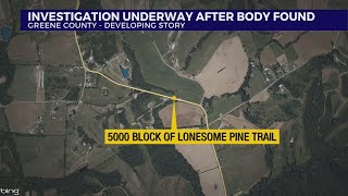Investigation underway after body found in Greene County