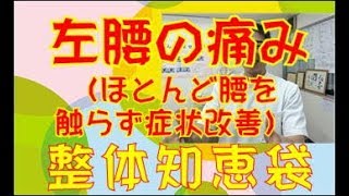 左腰の痛み（ほとんど腰を触らずに症状改善した腰痛）「整体知恵袋.com」