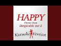 Happy (Karaoke Version) (Theme from 