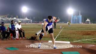 Men's Shot Put  Final - All India Inter University Athletics 2018