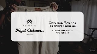 【Nigel Cabourn / ナイジェルケーボン】Original Madrasコラボ短パン！！