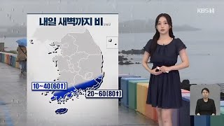 [날씨]뉴스라인W 강아랑기상캐스터 230601