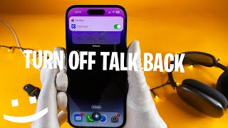 How To Turn Off / On Voiceover Talk Back iPhone 14 Pro / Pro Max / 14 / 14 Plus