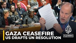 US submits Security Council resolution but exact wording unclear