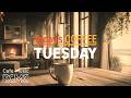 Coffee Music ☕ Coastal Hearth Cafe Jazz - Warm Piano & Slow Bossa Nova for Tuesday Focus