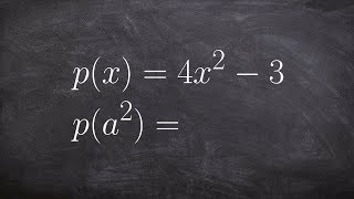 Evaluating functions with a monomial