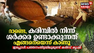 ദാണ്ടേ, കരിമ്പിൽ നിന്ന്‌ ശർക്കര ഉണ്ടാക്കുന്നത്‌ എങ്ങനെയെന്ന്‌ കാണൂ, Pathanamthittaയിലെ കരിമ്പ്‌ കൃഷി