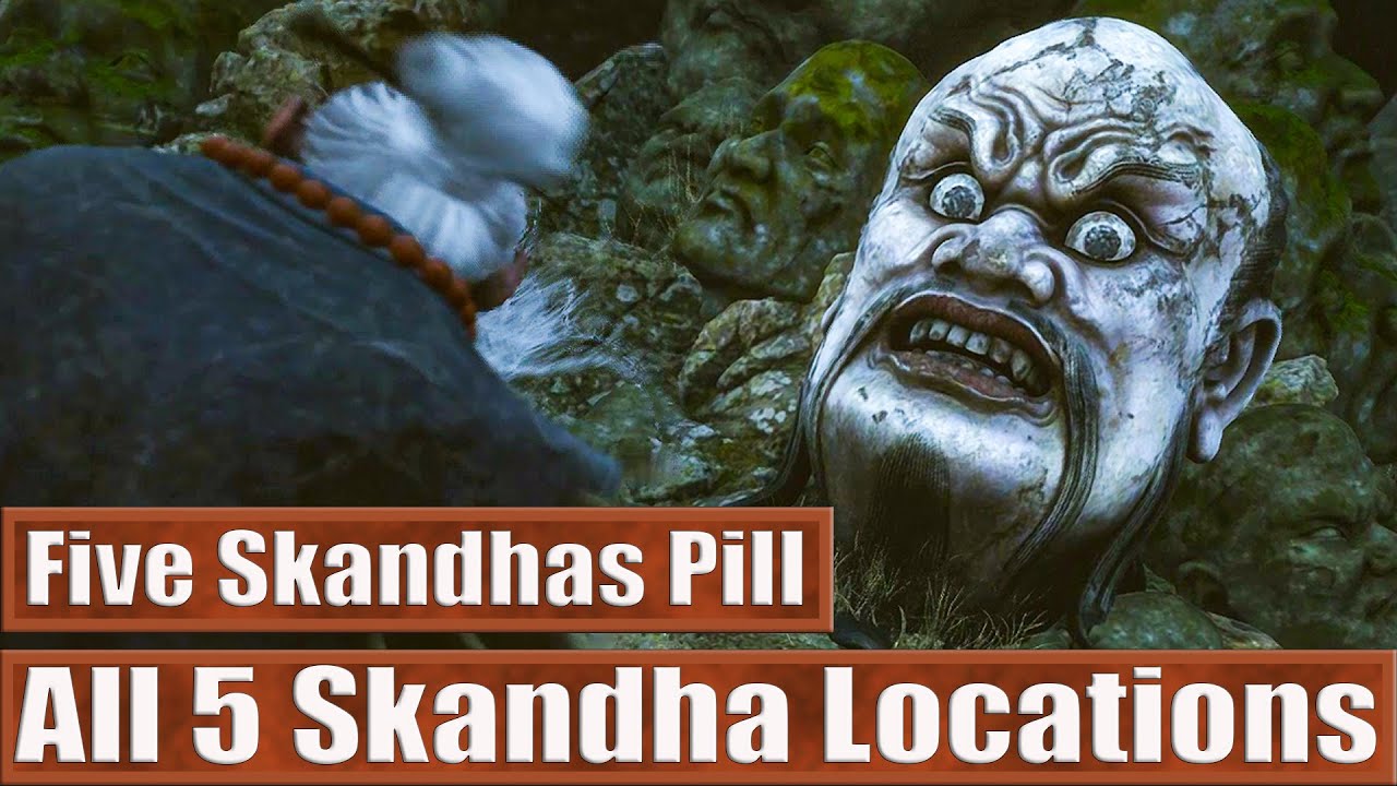 All 5 Skandha Locations: Get Five Skandhas Pill: Black Myth Wukong ...