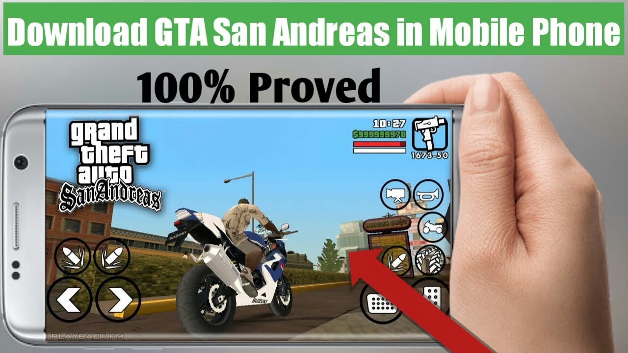 How To Download And Install GTA San Andreas In Mobile Phone Free 2019 ...