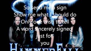 Hammerfall - Send Me A Sign - Lyrics