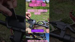 Bridage Débridage rapide trottinette  ANGWATT CS1 en moins de 10 secondes  #short