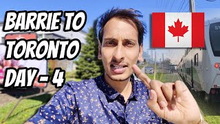 Barrie to Toronto by GO Transit | International Student | Canada CN Tower