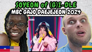 REACTION TO SOYEON - POWER (Live at MBC Gajo Daejejeon 2024) | FIRST TIME WATCHING