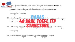 #3 PEMBAHASAN 40 SOAL TOEFL ITP STRUCTURE AND WRITTEN EXPRESSION