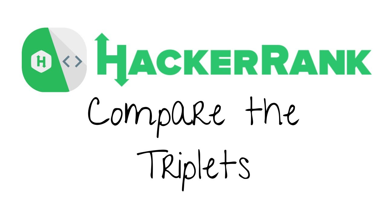 Compare The Triplets - HackerRank Javscript - YouTube