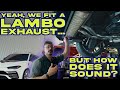 Lambo Exhaust Swapped on to a Family SUV has Surprising Result. Fabricating Urus Muffler to Audi Q7!