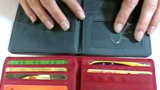 Big Skinny Thin World Wallet with Zipper Pocket Wallet Product Video