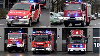 ELW BvE und Löschzug BF Duisburg Feuerwache 6 Rheinhausen \u0026 FF Duisburg-Friemersheim