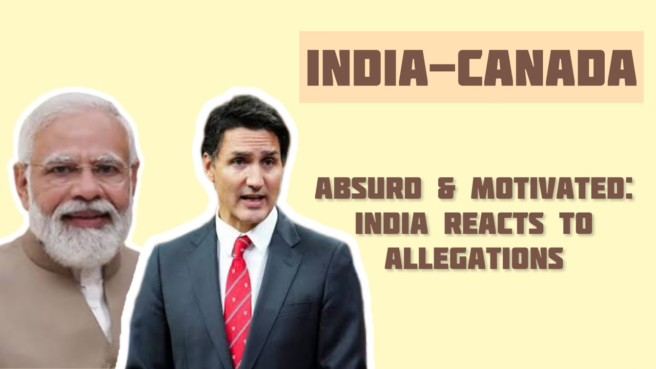 India-Canada Tension: Rift OverAssasination Allegation. - YouTube