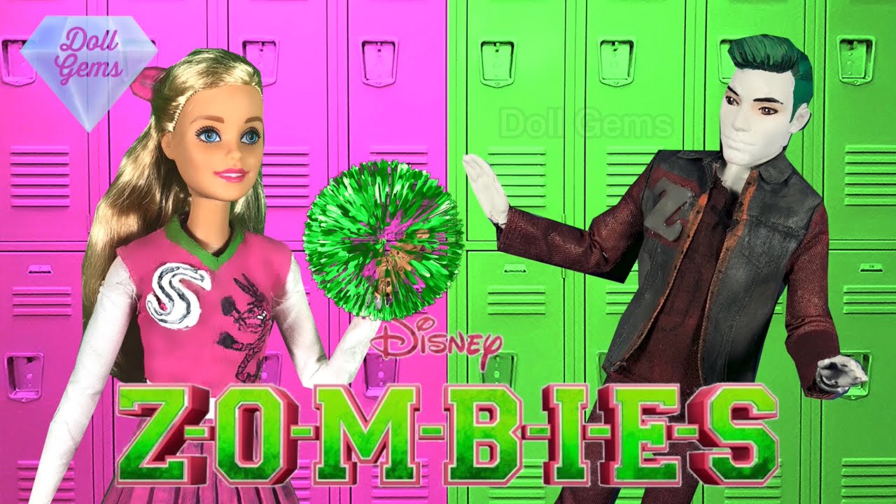 Disney ZOMBIES Barbie Doll Video Zed And Addison Milo Manheim, Meg ...