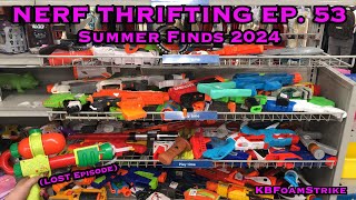 KBFoamStrike's NERF THRIFTING Vlog EP. 53: Summer Finds 2024 (LOST Episode) - Pro Blaster Finds!!!